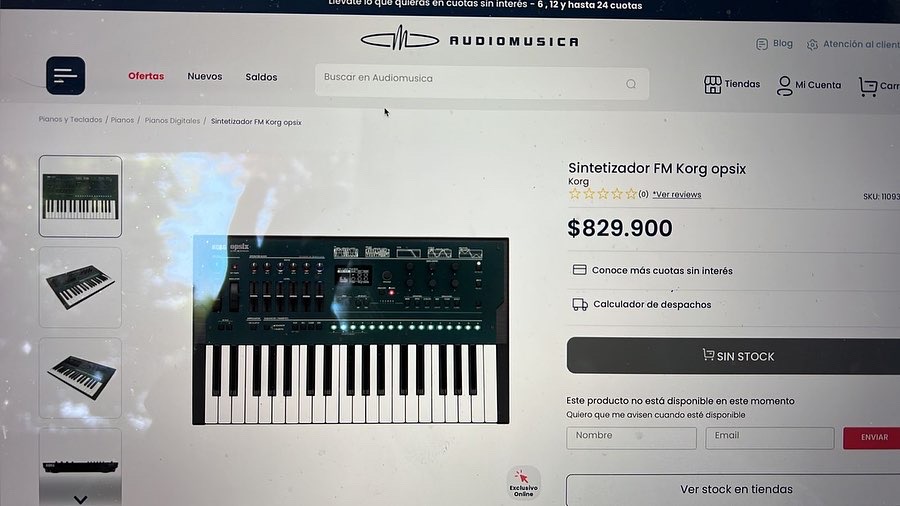 Sintetizador FM Korg opsix