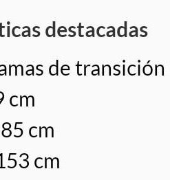 Cama Transición 