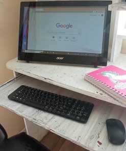 Monitor + escritorio + silla 