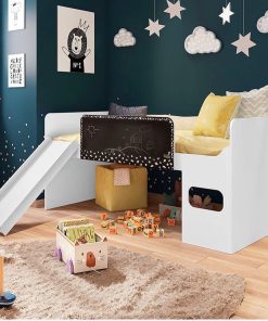 Cama plaza + resfalin + escritorio 