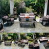 Terraza + cojines + dos sítiales fierro