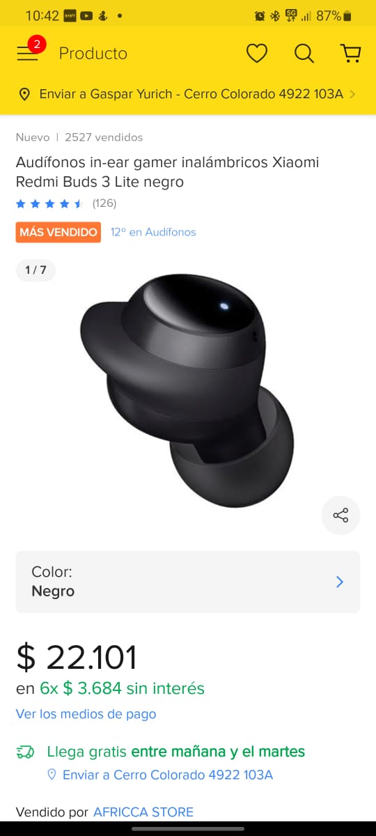 Audífonos inalámbricos xiaomi