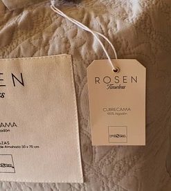 Cubre cama beige