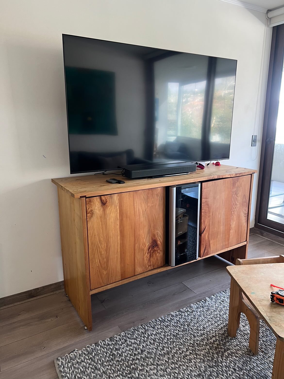 Mueble con cava de vino