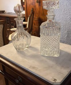 Par de botellas cristal
