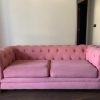 Sillon felpa rosado