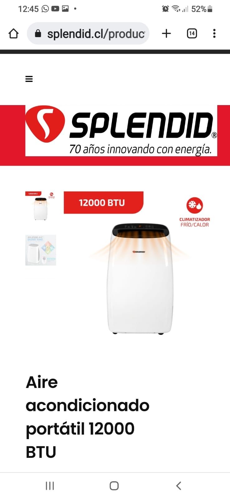 Aire Acondicionado Portátil - Imagen 3