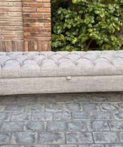 Banqueta baúl capitoné