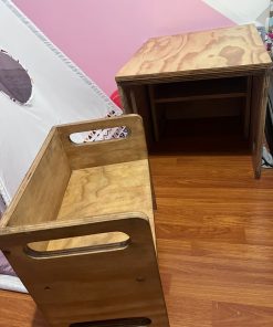 Mesa con 2 sillas Montessori