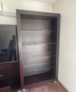 Par de muebles con repisas