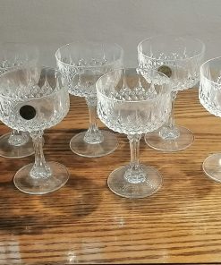 6 Copas de champaña cristal