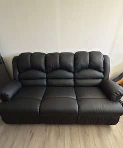 Sillón de cuero reclinable Rosen