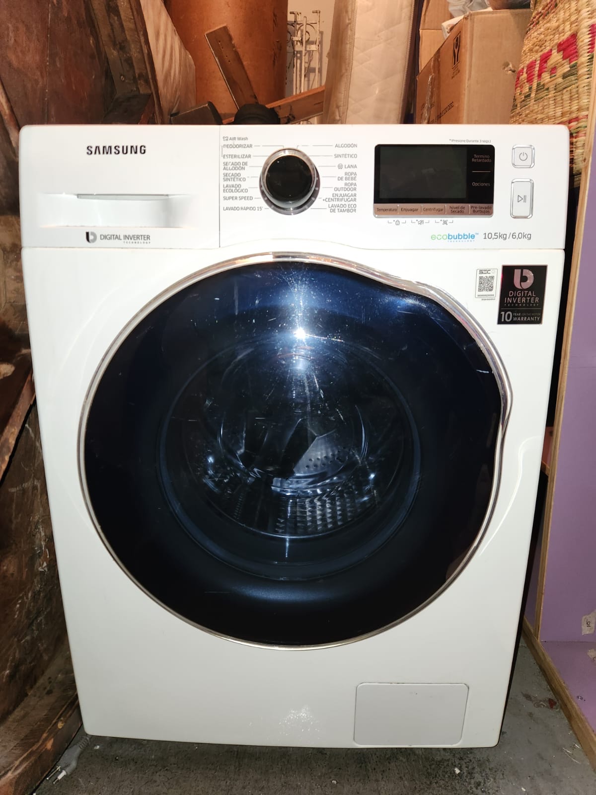 Lavadora secadora Samsung