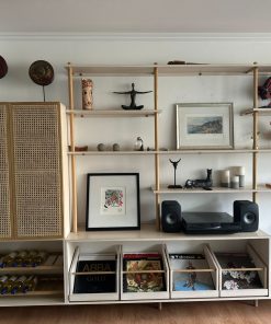 Mueble bar con repisas