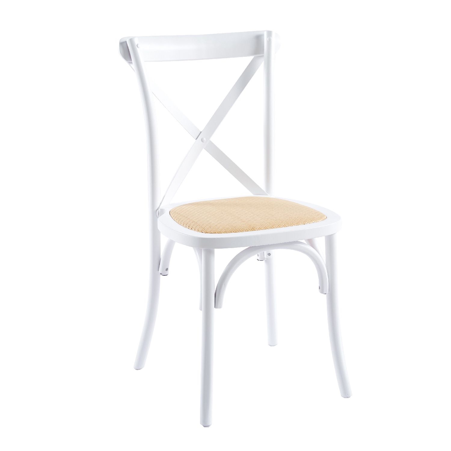 Silla Crossback Madera y Rattan - Imagen 3