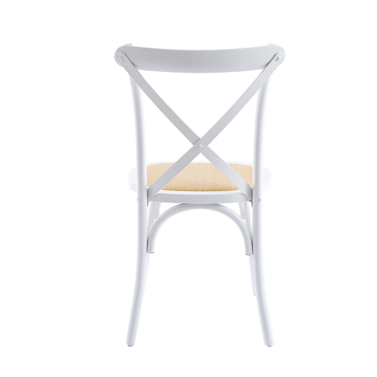 Silla Crossback Madera y Rattan - Imagen 2