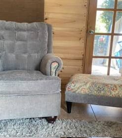 Sillón con banqueta nuevos