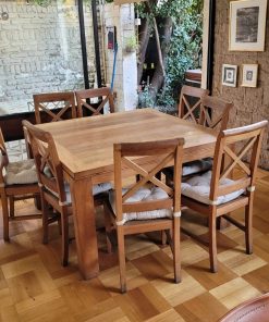 Comedor de roble 8p