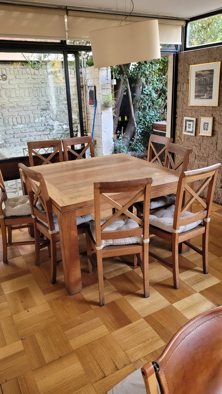 Comedor de roble 8p