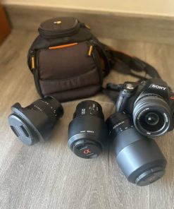 Kit de fotografía réflex Sony Alpha DSLR-A390