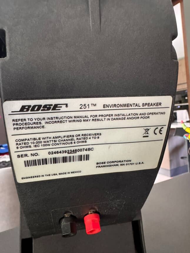 Parlantes Bose 251 Environmental Speakers + Amplificador - Imagen 3