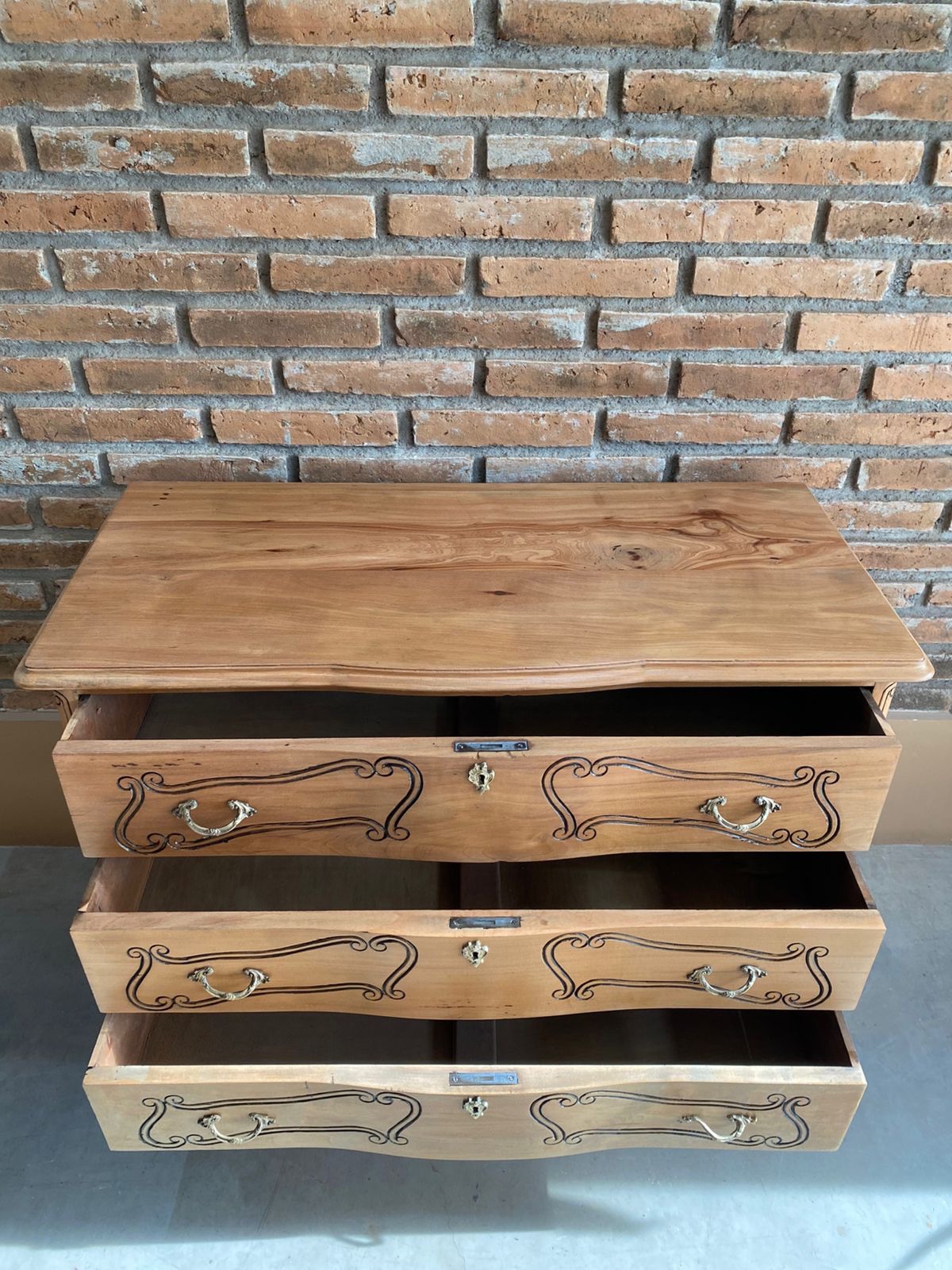 Cómoda Normando Madera Maciza Raulí - Imagen 4