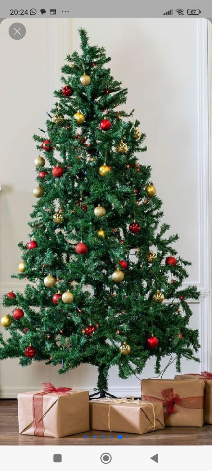 Árbol de Navidad Attimo 210 Cms nuevo
