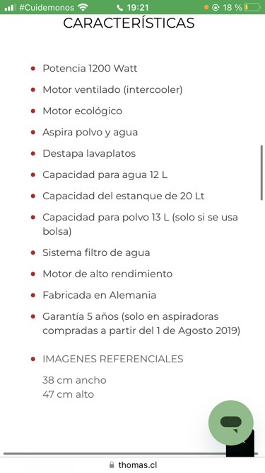 Aspiradora Thomas Aquafilter - Imagen 5