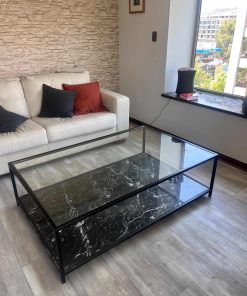 Mesa de centro de mármol
