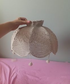 Lámpara de macramé nueva