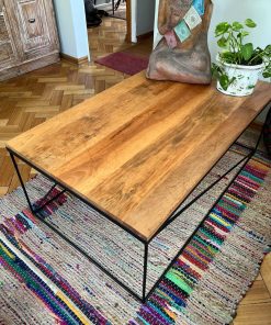 Mesa de centro de roble