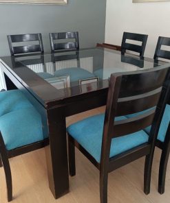 Comedor de roble con 8 sillas