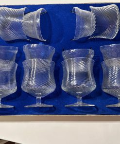 Juego de vasos de cristal
