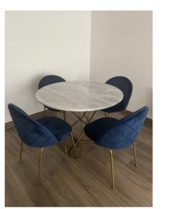 Comedor Mesa Mármol + sillas