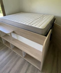 Cama dos plazas funcional