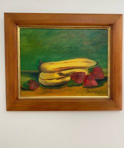 Oleo marco de madera