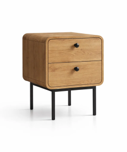 Velador de madera clara
