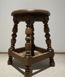 Taburete vintage de madera