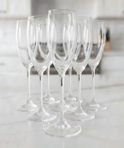 Set de 20 copas de champán y vino espumoso