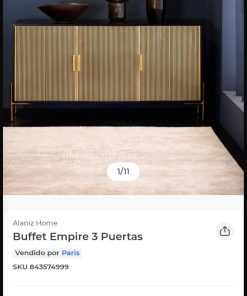 Elegante Buffet Empire de Alaniz Home/Nuevo