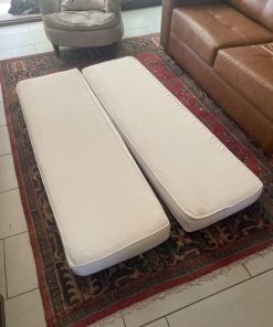 Cojines de terraza con funda repelente al agua