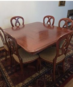 Comedor madera 6 sillas