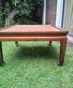 Mesa de centro de Rattan&Madera✨