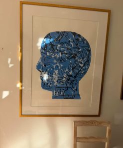 Serigrafía “Sueño Azul” Luciano Ascui