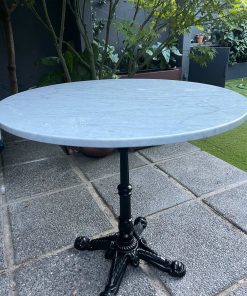 Mesa comedor Mármol con base de fierro