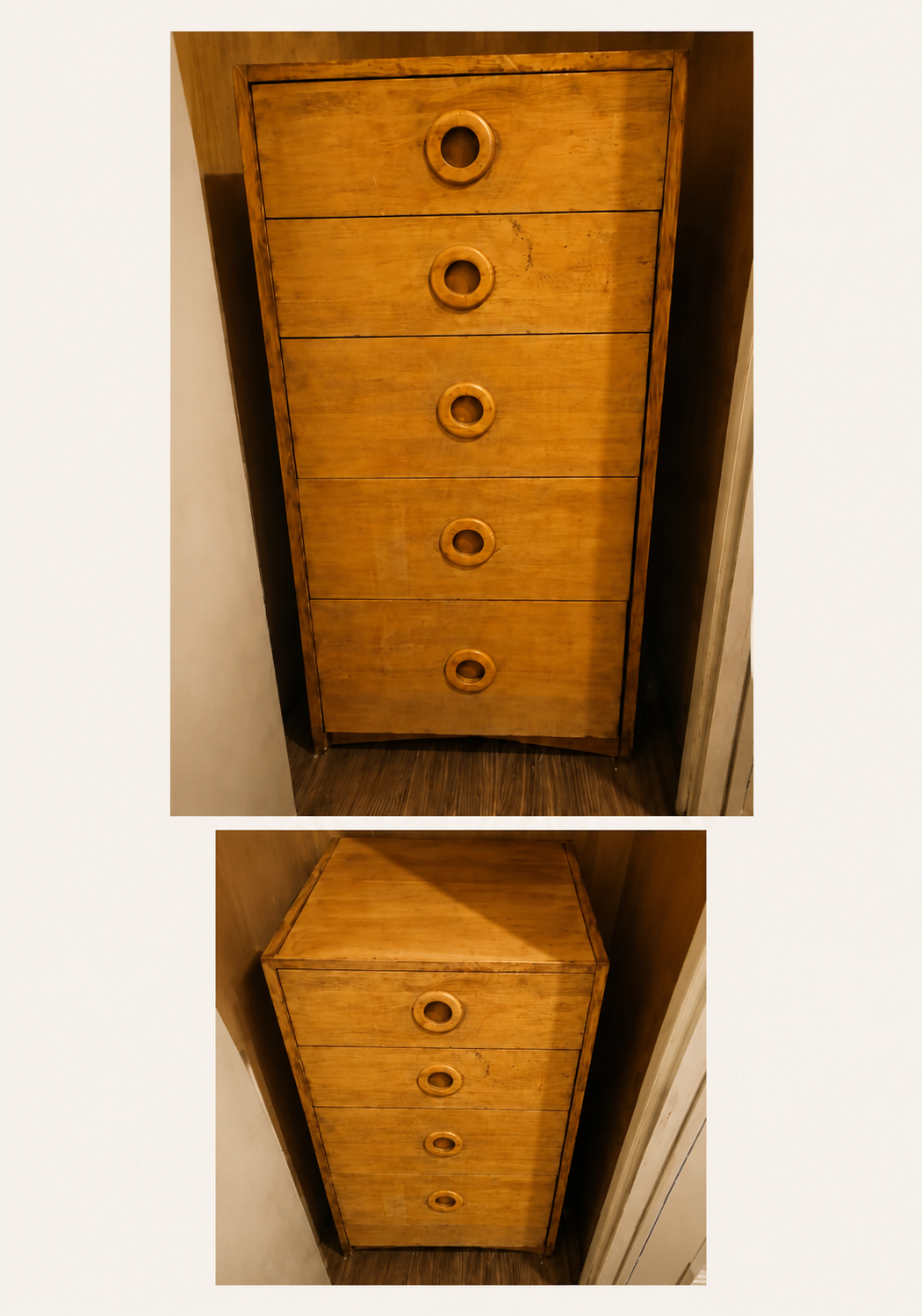 Cajonera de madera Pino