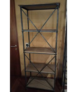 Estante de Fierro con madera Forastero