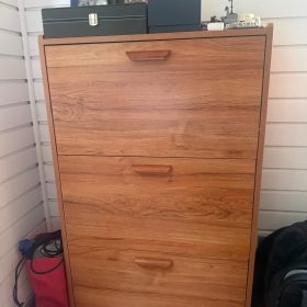 Mueble zapatero tres corridas