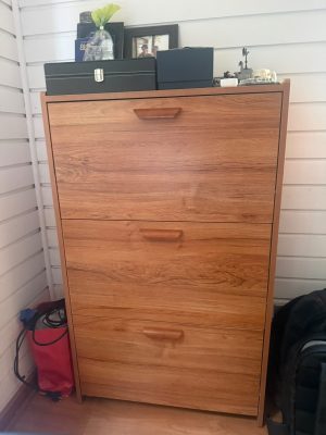 Mueble zapatero tres corridas