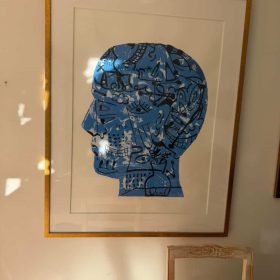 Serigrafía “Sueño Azul” Luciano Ascui
